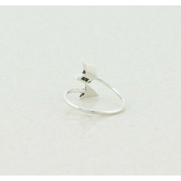 Sterling Silver Arrow Toe Midi Ring Size 2 1/2 Adjustable - Picture 5 of 7
